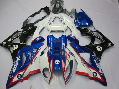 Alienígena Azul & Blanco 09-14 BMW S1000RR Carenado
