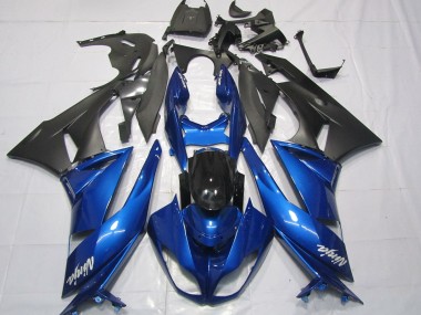Azul Brillante 09-12 Kawasaki ZX6R Carenado
