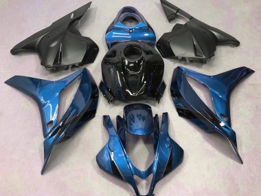 Azul Claro Con Negro 09-12 Honda CBR600RR Carenado