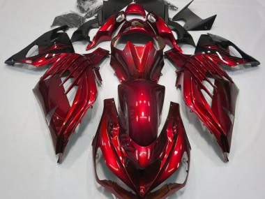 Rojo Fuego Brillo 12-21 Kawasaki ZX14R Carenado