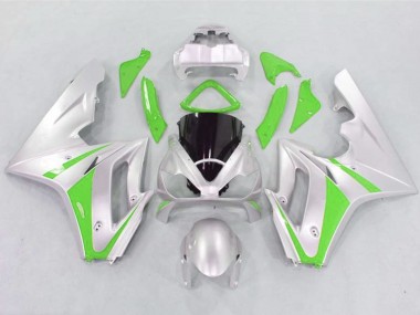 Verde & Plata 06-08 Triumph Daytona 675 Carenado